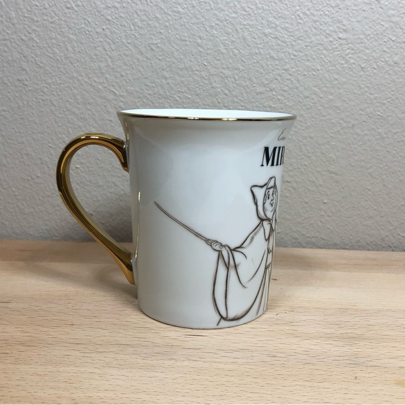 Disney Cinderella Even Miracles Take A Little Time Mug With Gold Handle - Picture 4 of 10